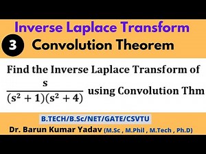 Convolution Theorem | Inverse Laplace Transform | part 13 | #barunmaths #bsc #ConvolutionTheorem