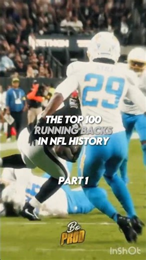 Top 100 RBs in NFL history (part 1) #nfl #shorts #fyp #football #series #tuff #blowup #subscribe #fy