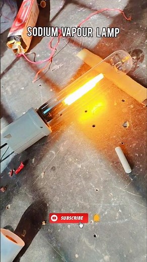 High Pressure Sodium Vapour Lamp | Working Process of Sodium Vapour Lamp #sodium #sodiumlamp