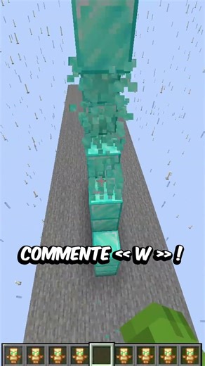 Tu arrives à faire ça 6 ou 7 fois d’affilée ? #shorts #minecraft