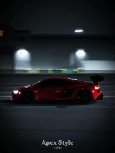 Audi R8 Performance The Black & Red Beast 🔥 Stealth Mode Edit