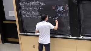 2. Forbidding a subgraph I- Mantel's theorem and Turán's theorem