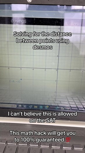 Using desmos more efficiently. #desmos #art #edutok #math #fyp #mathtrick #tutorial #graph #mathhack #distance #sat