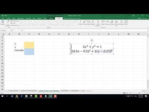 Excel Solver: Linear/Nonlinear Systems of Equations | Excel Optimization | Excel Tutorial | Beginner