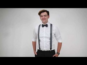 Grosgrain Drop Clip Suspenders