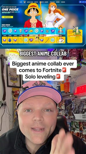 Biggest anime Fortnite anime collab ever #sololeveling #anime #fortnite #shorts