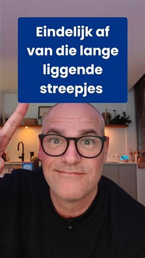 Zovoorkom je die irritante lange liggende streepjes in ChatGPT teksten