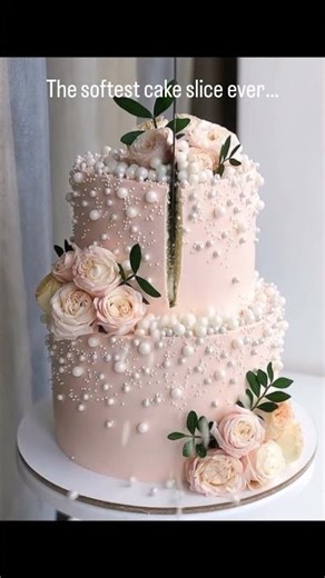 The Most Satisfying Cake Cut Ever… Until the END 😳🍰 #asmr