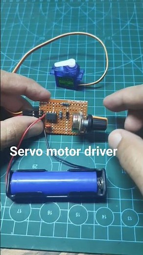 how to make servo motor driver without Arduino