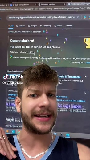 apparently if you’re the first to search something you win an award.. bffr