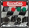 QuickCar Racing 50-025: Ignition Control Panel Includes Ignition Switch, Starter Button, 2 Accessory Switches & 3 Pilot Lights - JEGS