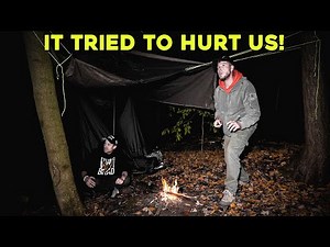 (IT NEARLY SENT US TO THE HOSPITAL!) TERRIFYING NIGHT CAMPING in the MOST HAUNTED FOREST