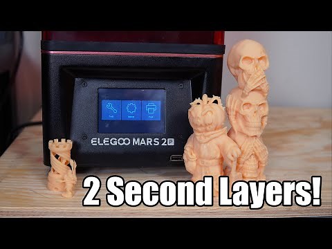 High Detail & Insane Speeds On The Elegoo Mars 2 Pro