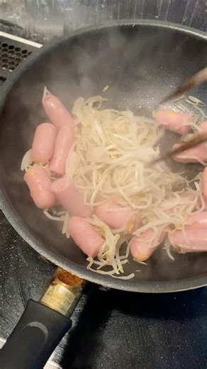 もやし安い！上手い！最強！！ #もやし #ソーセージ #炒め物