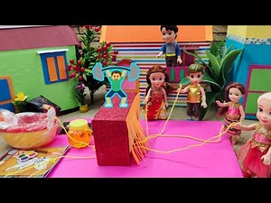 கயிறு இழுத்தா GIFT 🎁🎁 ஆ Barbie Mini cooking