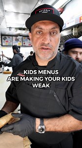 8.1K views · 4.5K reactions | Kids’ menus are making your kids weak,...