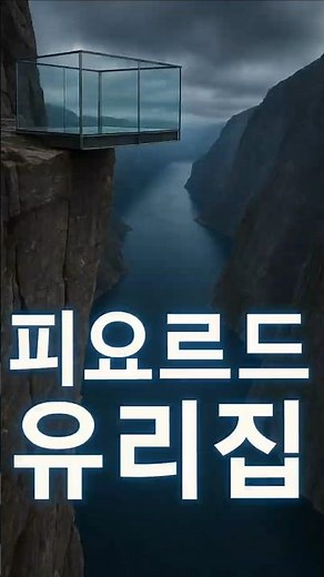 노르웨이 피요르드 절벽에서 돌출된 크리스탈 캔틸레버 | Fjord-Cliff Crystal Cantilever