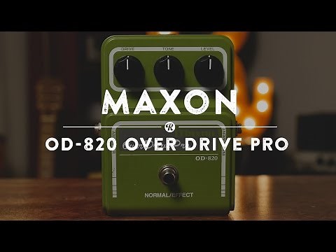 Maxon OD - 820 Over Drive Pro | Reverb Demo Video
