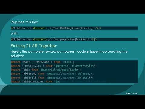 React render-pdf Slow Issue: Fix Your PDF Generation in a New Page
