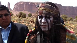 Tonto, Johnny Depp at Monument Valley on Nava