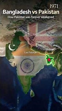 How Bangladesh Weakened Pakistan Forever 🇧🇩🇵🇰 | 1971 Independence Story 🌏