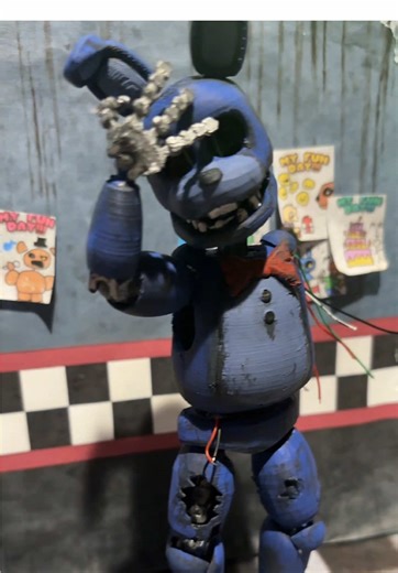 Custom Withered Bonnie Figure for FNAF Fans