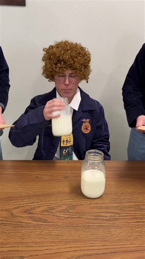 Napoleon Dynamite’s Milk Quality CDE Scene is one to remember #cde #ffa #dairy #milk #napoleondynamite #stateffaconvention #okffa #fypシ