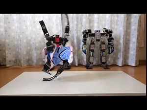 Acrobatic gymnastics by a humanoid robot