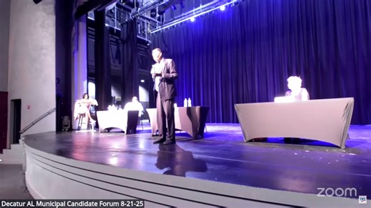 Decatur's municipal candidates answered community questions at the final public forum before the August 26 election. | FOX54 News Huntsville | Facebook