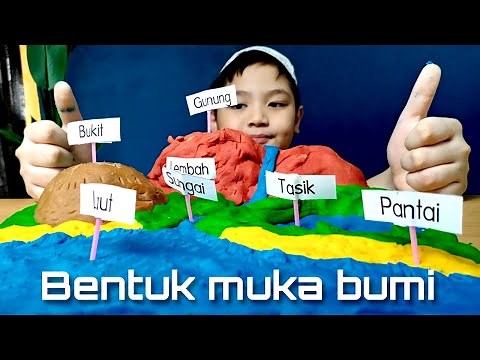 Cara Buat Model Bentuk Muka Bumi Gunakan Doh | Projek Sains Tahun 1