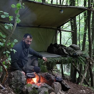 728K views · 20K reactions | Wild Camping in Mountain Forest - Bushcraft Survival Shelter, Creek Fishing, Camp Cooking, Asmr, Diy #wargehbushcraft #dog #camp #cooking #campfire #campinglife #buhcraft #food #cooking #nature #adventure #survival #wild #wilderness #wood #fishing | Wargeh Bushcraft | Facebook
