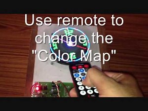 Arduino POV Persistence of Vision Propeller Clock