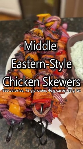 Happy Friday foodies! Check out this awesome recipe for Middle Eastern style chicken skewers with flatbread and tzatziki sauce! This recipe is super packed full of delicious and nutritious goodness! It's got lean protein, veggies, whole grains, lowfat dairy, and keeps an eye out for extra fats and salt! This is also a great recipe to try out on the grill this summer! Want some more healthy eating tips, tricks, and recipes? Check out our MyPlate For My Family video lessons! These lessons have gre