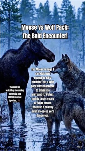 Moose vs Wolf Pack: The Bold Encounter!