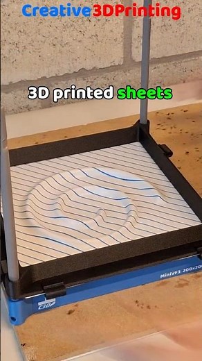 Stop Buying Sheets! 3D Print Them Instead! #shorts