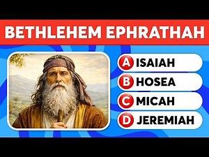 25 Bible Questions - Identify These 25 Old Testament Books