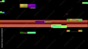 4K application error System failure pop ups with on off signal Loop Animation. System failed messages all over the computer screen and noise, glitch signal. Radio waves, radar or sonar animation.