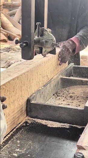 Massive Log Shredder ⚡ Brutal Wood Reduction with Rotating Teeth System | Maker Zone #shorts