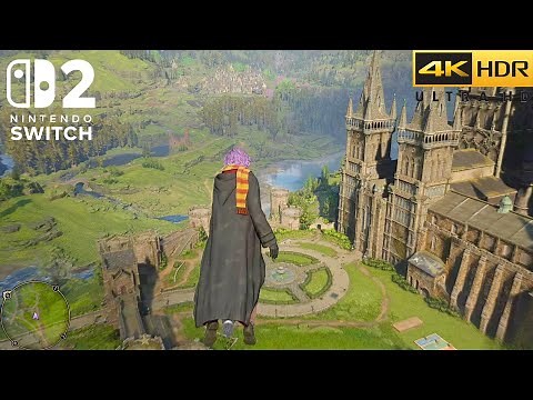 Hogwarts Legacy (Switch 2) 4K HDR Gameplay - (Nintendo 2 Version)