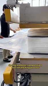 Packaging process for compression mattresses#mattress #mattressfactory #sleepwell #mattressshopping #mattresssale #qualitymattresses #highendcustom #highendprojects #bedroom #bed #homeidears #homedecor#home #Aetheria #LuxuryFurniture #cloudcomfort | leadingmattressmanufacturter