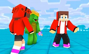 我的世界：杰杰为了收集传说中的魔法印记，前往钻石世界探秘