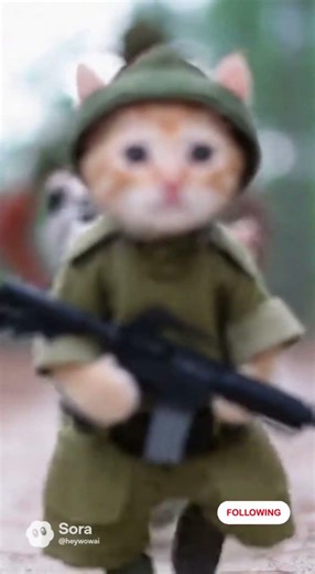 Cat Commando Training Camp 🐱🪖 AI Parody