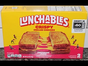 Lunchables Pepperoni Pizza Crispy Grilled Cheesies Review