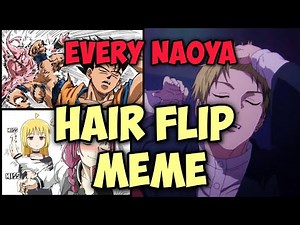 Every Naoya Hair Flip Meme Compilation | Jujutsu Kaisen Meme