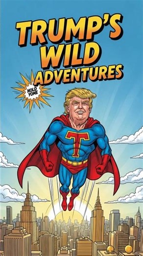 💪Trump’s Wild Comic Adventures: Episode 4 🤯 #shorts #comics #tramp