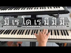 สอนเพลงหนูมาลี แบบง่ายไม่ มีโน้ตประกอบ