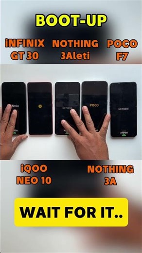 5 Phones, 1 Winner. Boot-Up Test.