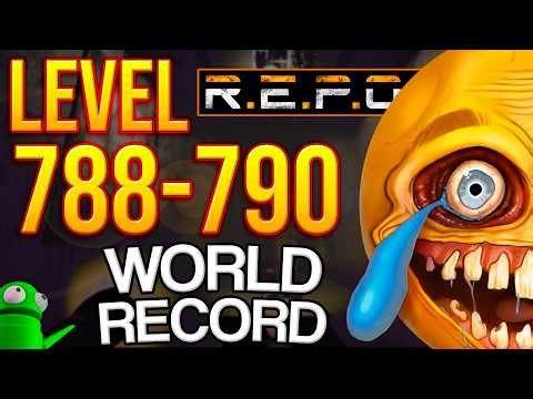 R.E.P.O. Solo World Record Level 788-790 | FULL CLEAN SPEEDRUN!💀