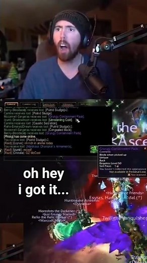 Asmongold RAGES as McConnell wins transmog #worldofwarcraft #asmongold
