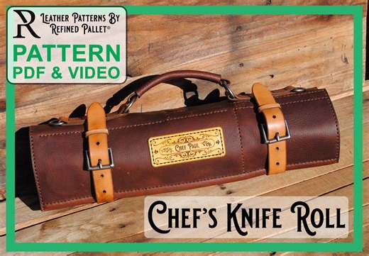 Chef's Knife Roll - Digital Pattern, Printable PDF - Etsy